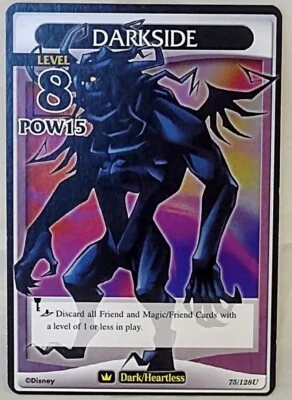 KINGDOM HEARTS TCG Darkside 75/128U Level 8 A Darkness Awakened NM ccg - Image 1 of 2