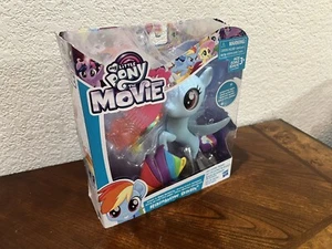 NEW- My Little Pony The Movie MLP Rainbow Dash Glitter & Style Fashion Seapony - Picture 1 of 2