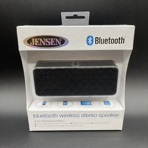 New In Box Jensen SMPS-650 Bluetooth Wireless Stereo Speaker IOS/Android (BLACK) - Picture 1 of 5