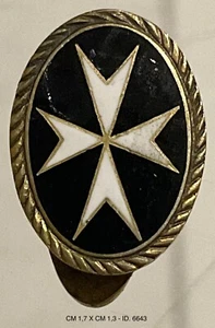 SOVRANO ORDINE MILITARE DI MALTA SMOM DIST. CAVALIERE OSPITALIERE PROD. JOHNSON - Picture 1 of 2