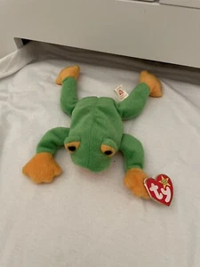 TY Beanie baby - Smoochy - pvc pellets - RARE - Picture 1 of 5