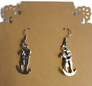 PAAR AUF MOND Draht Ohrringe Schmuck Set - Handarbeit USA - Baumeln Stil SALE - Bild 1 von 1