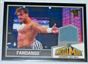 2013 Topps Best of WWE WrestleMania XXIX 29 Ring Mat Relic Fandango - Picture 1 of 1