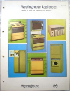 Vtg WESTINGHOUSE Appliances Catalog RETRO Kitchen Oven Washer Refrigerator 1974 - Picture 1 of 4