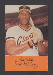 Postal autografiada de Willie McCovey SF San Francisco Giants 1977 - Imagen 1 de 2