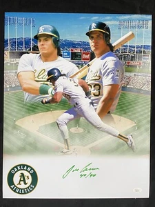 Jose Canseco Oakland A's 40/40 Club Signed Auto 16x20 Photo ~ JSA COA - Picture 1 of 5