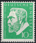 1 postage stamp FRG No. 209 xx Oskar von Miller # 397
