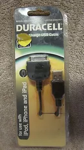 Duracell Sync & Charge USB Cable - For Use with iPod,iPhone and iPad (B 19) - Picture 1 of 2