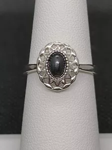 OBSIDIAN Crystal Gemstone Ring - Picture 1 of 6