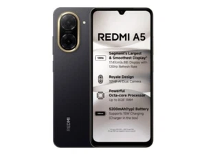 REDMI A5 Unlocked (Just Black, 128 GB 4 GB RAM) || 32 MP|| - Picture 1 of 2