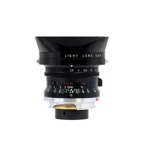 Light lens lab 28mm F2.8 Lens Nine Element Elmarit Rangefinder Leica M M6 Black - Picture 1 of 10