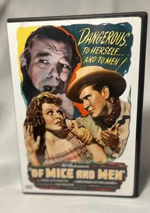 Of Mice and Men 1939 DVD Lon Chaney Jr. Burgess Meredith Betty Field Classic - Imagen 1 de 6