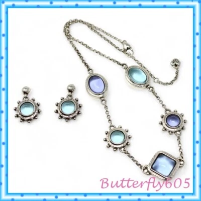 Brighton Jules Collar Corto Poste Pendientes Conjunto Bolsa Foto 1 de 4