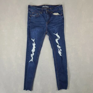Wild Fable Skinny Women's Jeans Size 2 (27x26) Distressed Raw Hem Mid Rise - Picture 1 of 10