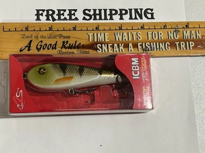 River2Sea ICBM120/09 Multi-Species Bait Lure "PERCH" for Bass/Muskie - Image 1 of 4
