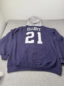 Felpa Dallas Cowboys full zip con cappuccio uomo 3XLT Elliot 21 giacca leggera - Foto 1 di 10