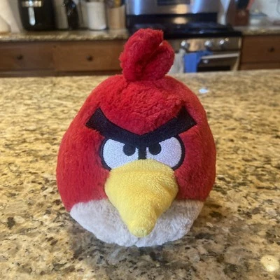 Angry Birds Red Bird Plush 5" Stuffed Animal - Image 1 of 4
