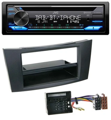JVC Bluetooth MP3 USB DAB CD Autoradio für Mercedes E-Klasse W211 - Bild 1 von 4