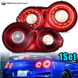 1Set For 2009-2024 Nissan GTR R35 Rearlamps Red Style LED Tail Lights - Picture 1 of 14