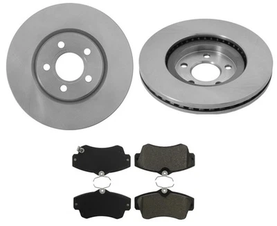 Rotor de freno delantero y pastillas de freno de cerámica para Chrysler PT Cruiser Turbo 2003-2009 Foto 1 de 4