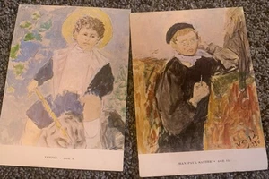 Vintage Neiman Marcus Collection Vertes Age 5 And Jean Paul Sartre Age 11 - Picture 1 of 2
