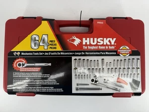 Vintage 2001 Husky 64 Piece Mechanic Tool Socket Wrench Set #99064 NEW - Picture 1 of 2
