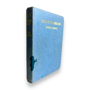 Early Rare Alice In Wonderland Hardback Book by Lewis Carroll ~ Ward, Lock & Co - Foto 1 di 20