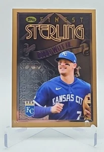 2023 Topps Finest Flashbacks Sterling Bobby Witt Jr. KC Royals - Picture 1 of 2