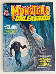 Monsters Unleashed #1 1st Appearance Solomon Kane Marvel 1973 Werewolf NM 9.4+ - Picture 1 of 12