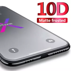 For iPhone 14 13 Pro Max 12 11 X XR 8 Matte Hydrogel Film Screen Protector Cover - Picture 1 of 14