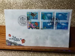First Day Cover📮1995 (6 stamps) The World Down Under 📮 Townsville QLD - Picture 1 of 3