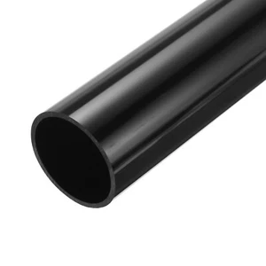PVC Rigid Round Pipe 68mm(13/5") ID 75mm OD 350mm Black High Impact - Picture 1 of 6