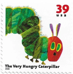 BRIEFMARKE US SCOTT 3987 "Kinderbuch Tiere - Hungrige Raupe" 39CENT 2006 POSTFRISCH - Bild 1 von 1
