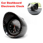 Carbon Fiber Electronic Car Interior Dashboard Clock w/ Auto Luminous Backlight