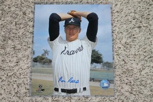 RON REED AUTOGRAPHED BRAVES 8X10 PHOTO POSE 1 - Picture 1 of 2