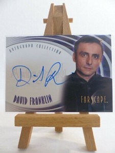 Farscape Season 4 Autograph Card Auto A25 David Franklin as Lt. Braca