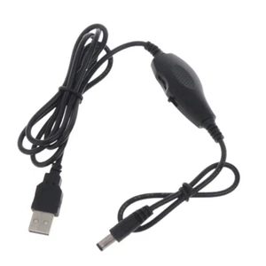 USB 5V to 9V 12V 0.5A 5.5x2.1mm ON OFF Cable for Speakers/Router/LED - Picture 1 of 8