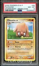 PSA 8 NM-MINT Piloswine 46/100 PreRelease PROMO Pokemon Card 833