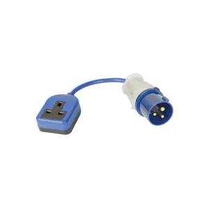Caravan Camping Mains Hook Up Adaptor Socket 13A Ceeform Plug to UK Socket - Picture 1 of 1