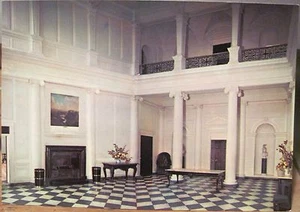 Irish Postcard CASTLETOWN Entrance Hall Interior Celbridge Kildare Ireland IGS - Picture 1 of 2