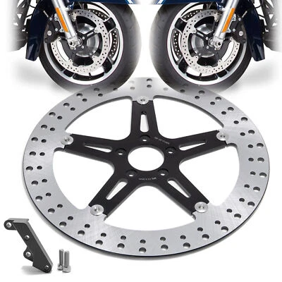 Rotor dianteiro de freio grande flutuante 15" com suporte para Harley Dyna Fat Bob FXDF 06-17 - Imagem 1 de 4