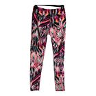 Material Girl Active Wear Womens Leggings Multicolored Ankle Length Size Medium