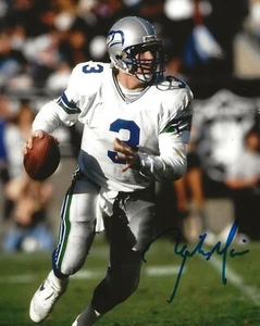 Rick Mirer Notre Dame signed Seattle Seahawks 8x10 photo autographed 3 - Picture 1 of 1