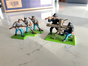Britains Ltd Deetail 1971 Civil War Lot of Gatling Gun and 5 soldiers - Picture 1 of 8