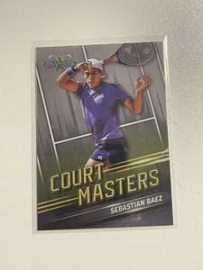 2024 Topps Graphite Tennis Sebastian Baez Court Masters Insert - Picture 1 of 1