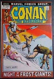 CONAN IL BARBARO #16! COPRI GIGANTI DEL GELO! BWS! VG/FN 1972 MARVEL COMICS - Foto 1 di 2