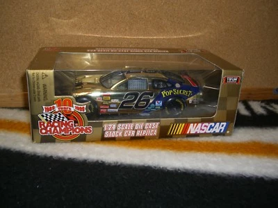 1/24 Racing Champions 1999 NASCAR Gold #26 Benson Pop Secret Ford Foto 1 de 2
