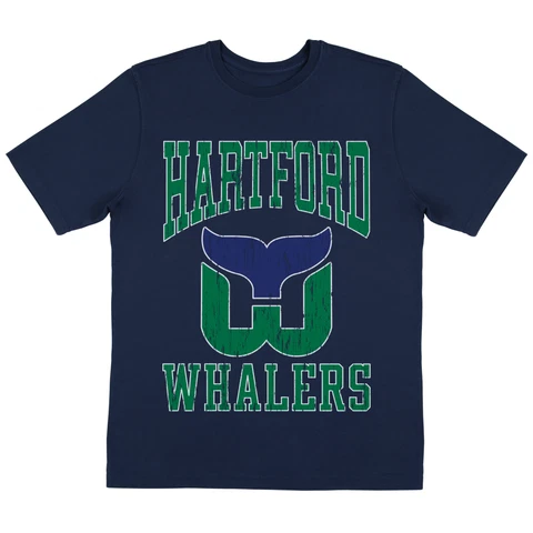 NWT Hartford Whalers New England WHA World Hockey 1979-1997 NHL T-Shirt S-3XL Cover