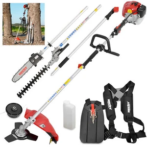 Benzin Heckenschere Hochentaster Rasentrimmer 4in1 1,5 PS Multitool ID 6274 - Bild 1 von 12