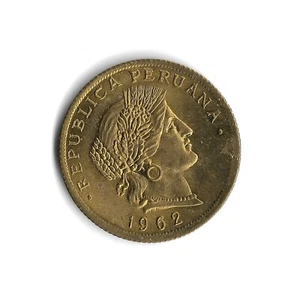 *Spots* 1962 Peru 20 Centavos World Coin - Higher Grade/UNC? - KM# 221.2b - Picture 1 of 2